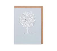 UK Greetings Kindred - Tarjeta de condolencias, azul, 157 x 117 mm