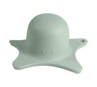 Kindsgut ayuda para la ducha, para niños, de silicona, en simpática forma de estrella de mar, diseño elegante, ayuda al lavarse el pelo, unisex, sin BPA, Pistacho