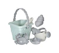 Kindsgut juguete para arena, hecho de material ligero e ideal para los niños pequeños y en movimiento, en colores sutiles y hermosas formas, Paleta, Moldecitos, Balde, Tilda