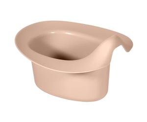 Kindsgut Orinal anatómico para bebés, melocotón | Forma anatómica, protector contra salpicaduras, borde ancho y base plana; apto para bebés y niños de ambos sexos