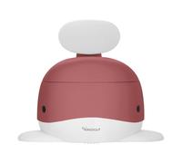 Kindsgut - Orinal para bebés, diseño de ballena infantil y colores sutiles, entrenamiento para ir al baño, rosa vieja