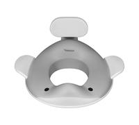 Kindsgut Reductor en forma de ballena, para niños, en colores suaves y modernos, libre de sustancias nocivas y apto para niños, gris oscuro