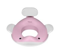 Kindsgut Reductor en forma de ballena, para niños, en colores suaves y modernos, libre de sustancias nocivas y apto para niños, rosa pálido