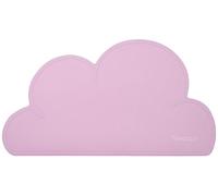 Kindsgut - Salvamantel Infantil en Forma de Nube, Mantel Individual, Base con diseño Infantil y Colores sutiles, sin BPA, Rosa Pastel