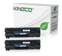 Kineco 2 tóneres compatibles con HP CE285A CE285X LaserJet Pro P1100, LaserJet Pro P1102w ePrint, LaserJet Pro M1132 All-in-One - 85A - Negro 2.100 páginas c/u