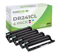 Kineco 4 Tambores compatibles para Brother DR241CL DR-241CL DCP-9020CDW HL-3140 CW 3170 3150 CDW CDN MFC-9130 CW 9140 CDN 9330 9340 CDW