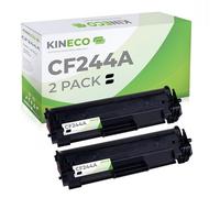 Kineco CF244A 44A Toner Compatible para HP Laserjet Pro M15w Toner para Laserjet Pro MFP M28w M28a M15a,Twin Pack Negro