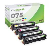 Kineco Juego de 4 tóneres compatibles con Canon Cartridge 075 BK/C/M/Y - para Canon i-SENSYS LBP-640 Series, LBP-646 Cdw, LBP-647 Cdw, MF 660 Series, MF 664 Cdw & MF 667 Cdw
