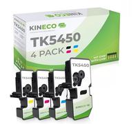 Kineco Tóner TK5450 compatible con Kyocera ECOSYS MA2600cwfx MA2600cfx PA2600cwx PA2600cx MA2600cwfx Plus MA2600cfx Plus PA2600cwx Plus PA2600cx Plus (juego de 4 unidades, negro, cian, magenta y