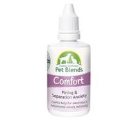 KINEPHARMA Remedio de rescate para perros, 50 ml, 3 gotas por dosis, gotas calmantes cómodas para separación, viajes, ruido, remedio de rescate de Bach para perros, gatos y otras mascotas, truenos