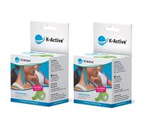 Kinesiología K-Active - Banda clásica Verta resistente al agua e hipoalérgica, 50 mm x 5 m, 2 unidades
