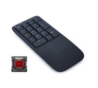 KINESIS Teclado mecánico LP numérico de 10 teclas para Mac y PC | Modo con cable e inalámbrico | Interruptores mecánicos lineales silenciosos | Programable | Soporte ergonómico de palma |