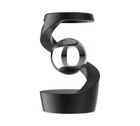 Kinetic Desk Toy,Gravity Defying Suspended Gyroscope Optical Illusion Stress Relief Sculpture for Office Desk Decoration