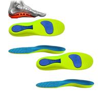 Kinetic Insoles, 2025 New Comfort Kineticinsoles, Orthotic Insoles Arch Support for Men & Women, Shock Absorption Breathable Insole for Flat Feet (2*Green,41-42)