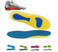 Kinetic Insoles, 2025 New Comfort Kineticinsoles, Orthotic Insoles Arch Support for Men & Women, Shock Absorption Breathable Insole for Flat Feet (Yellow,35-36)