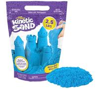 Kinetic Sand, 2.5lbs Blue Play Sand, Moldable Sensory Toys for Kids, Resealable Bag (Packaging May Vary), for Ages 3 and up