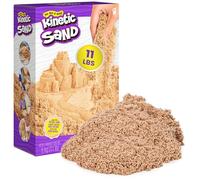 Kinetic Sand 5 kg - Arena cinética mágica Original de Suecia, marrón Natural, conocida en Jardines de Infancia, para Juegos en Interiores relajados y creativos para niños a Partir de 3 años