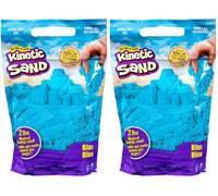 Kinetic Sand - 907 g de Arena Mágica Azul, Verde o Morado para Mezclar, Moldear y Crear - Modelo Aleatorio - Kit Manualidades Niños - Juguetes Niños 3 Años + - Arena Kinetica (Paquete de 2)