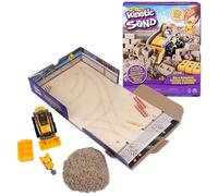 Spin Master Juguete Kinetic Sand Arena Mágica Excava y Derriba, 454 gr, camión y 4 herramientas, 3+