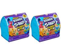 Kinetic Sand Caseta para Perros - con 170 g de Arena mágica de Playa, 1 Figura de Perro y Accesorios para diversión Creativa en Interiores de Arena, para niños a Partir de 3 años (Paquete de 2)