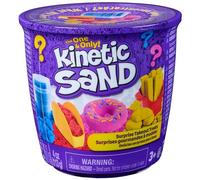 Kinetic Sand - Delicias sorpresas: 113 g de Arena Mágica y 2 Accesorios de Comida, Hay 4 para Coleccionar (Aleatorio) - Juegos Infantiles - Manualidades niños - Juguetes Niños 5 Años +