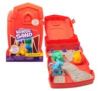 Kinetic Sand, Juego de Granja 340 g de Arena Cinética 6 Herramientas y Moldes Maletín con Forma de Granero Juguetes para Niños y Niñas 3+ Años