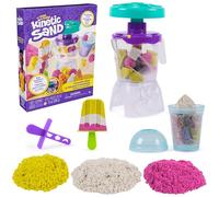 Kinetic Sand - Pack Batidora de Smoothies con 396 g de Arena Mágica + Molde de Polo y Herramientas - Juegos Infantiles - Manualidades niños - Juguetes Niños 5 Años +