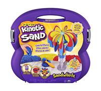 Kinetic Sand, Sandwhirlz Playset with 3 Colours of (907g) and Over 10 Tools, for Kids Aged 3 and Up