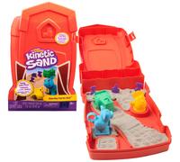 Kinetic Sand, Sandy Farm Set with 340g Play Sand, 6 Tools and Moulds, Reusable B