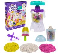 Kinetic Sand, Set de Juego de batidora de Smoothies con 396 g de Arena, Herramientas y Molde de Polo, Comida de Juguete, Juguetes de Manualidades para niños y niñas a Partir de 5 años