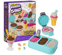 Kinetic Sand - SET DELICIAS HELADAS: 454 g de Arena Mágica de 3 Aromas y 6 Herramientas - Kit Manualidades Niños - 6059742 - Juguetes Niños 3 Años +