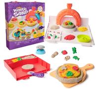 Kinetic Sand Squish Pizza Playset Creación con Accesorios Incluidos 5+ Anni