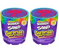Kinetic Sand Surprise - 113 g de Arena cinética mágica de Color Sueco con Figura de Animales y Accesorios para Juego Creativo de Arena en Interiores, para niños a Partir de 3 años (Paquete de 2)
