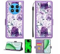 Kinetijy Funda Compatible para Ulefone Note 15 Funda Case Carcasa Soporte [con lámina Protectora HD de dureza 9H] [Bloqueo RFID][Efecto Luminoso Oscuro] LPT-ZSH