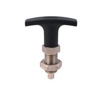 KINETIK MSystem - KM.RB-T - Perno de bloqueo con mango en T, tuerca de contratuerca DIN 439, acero inoxidable, perno de bloqueo, perno de muelle, dimensión M16 x 1,5 mm