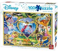 King 55829 Disney Movie Magic Rompecabezas 1000 Piezas, Caja Azul
