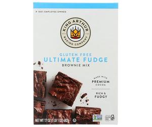 King Arthur Flour Gluten Free Brownie Mix 17 oz (482 grams) Box
