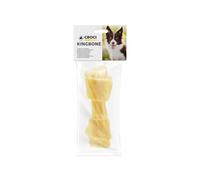 King Bone Crosses - Huesos anudados Blancos, recompensa para Masticar para Perros de Piel de Vaca Natural, Palo Dental para Limpieza de Dientes, 12,5 cm - 40 g