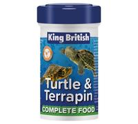 King British | Alimento Completo para Tortugas 20g: Rico en vitaminas y minerales, con Ingredientes Naturales y una Variedad de camarones, crustáceos y Krill