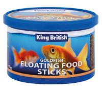 King British Carpín Dorado Flotante Alimento Palitos Completo Frío Agua Peces