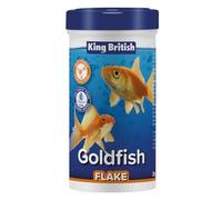 King British | Copos para Goldfish 28g: Alimento Completo con multivitaminas, Ingredientes Naturales para Goldfish y Otros Peces de Agua fría
