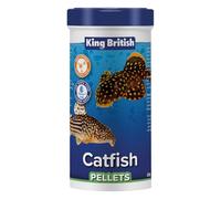 King British - Pellets para Bagres 200g: Alimento Completo hundible con multivitaminas para bagres y Otros Peces Tropicales de Fondo