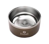 King Buck Cuenco térmico para Perro, Bronce Antiguo, tamaño de 8 Tazas