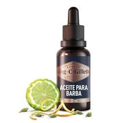 King C. Gillette Aceite Para Barba Para Hombre, Barba Suave Y Fragante, Con El Característico Aroma De King C. Gillette Con Notas De Sándalo, Cedro, Bergamota, Semillas De Cardamomo Y Mandarina, 30 ml