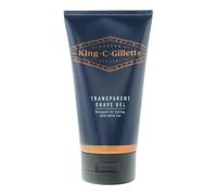 King C. Gillette Gel de afeitado transparente para hombre con té blanco y aceite de argán, 5 onzas