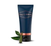 King C. Gillette Gel de afeitar para el cuidado de la barba para hombres (150 ml) con té blanco y aceite de argán para el cuidado ideal de la barba, gel de afeitado, regalo para hombres