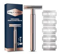 King C. Gillette Maquinilla Doble Filo + 5 Recambios