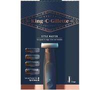 King C. Gillette Maquinilla de afeitar eléctrica Style Master, tecnología CenterCut para garantizar profundidad, hoja afilada para 6 meses, 4 peines reguladores intercambiables