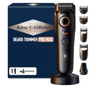 King C. Gillette Recortadora de Barba Hombre Pro Max con 6 Accesorios
