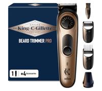 King C. Gillette Recortadora de barba Pro con rueda de precisión para 40 longitudes de barba para hombre
